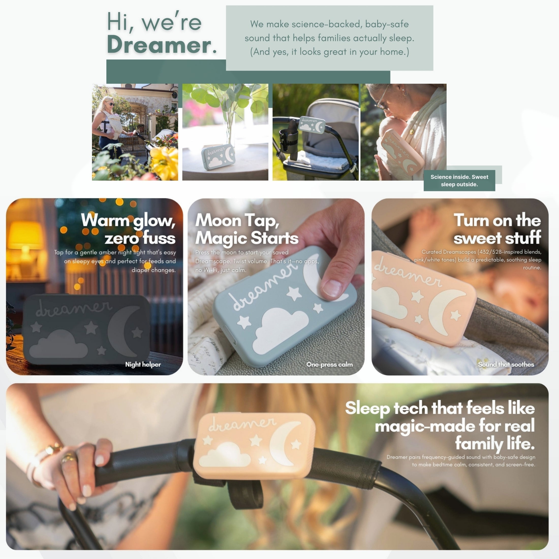 Dreamer™— Designed to Calm Bedtime Stress